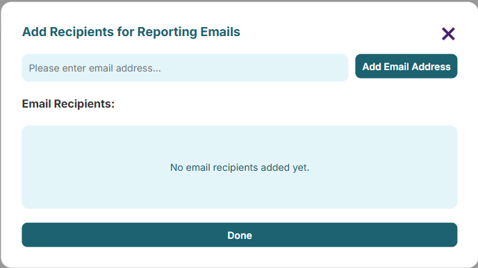 Reporting Emails